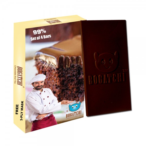 BOGATCHI Baking Chocolate Bar | VEGAN Chocolate |GLUTEN FREE |Pure Artisanal 99% Dark Cooking Chocolate Bars for baking, 320g BOGATCHI Baking Chocolate Bar | VEGAN Chocolate |GLUTEN FREE |Pure Artisanal 99% Dark Cooking Chocolate Bars for baking, 320g